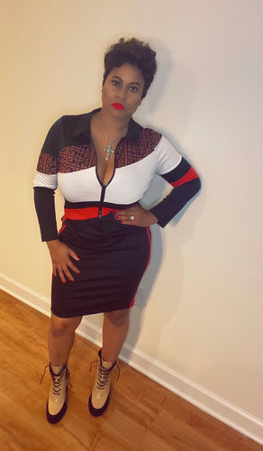 Racer Bodycon (Plus Size Available)
