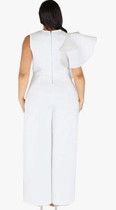 Ruffled Jumpsuit (Plus Size Only)