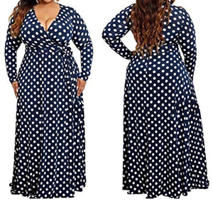 Polka Dot Maxi (Plus Size Only)