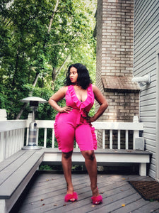 Ruffle Me Pretty Short Set - Plus Size Available
