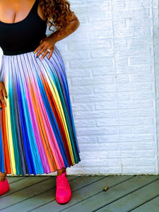 Playful Pleated Skirt