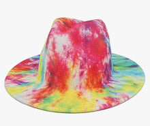 Load image into Gallery viewer, Cool Tye Dye Fedora