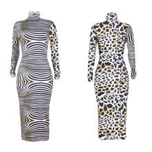Load image into Gallery viewer, Zebra Jag Two-Way Midi (Plus Size Available)