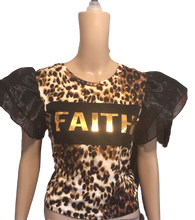Load image into Gallery viewer, Faith Leopard Tee