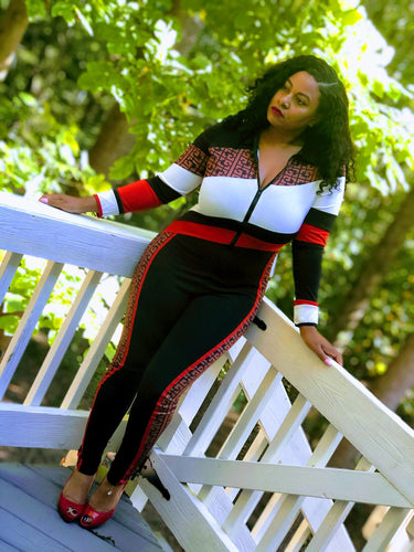 Racer Jumpsuit (Plus Size Available)