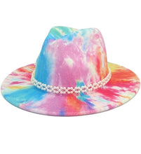 Load image into Gallery viewer, Cool Tye Dye Fedora