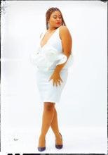 Load image into Gallery viewer, Holiday Floral Peplum Dress (Plus Size Available)