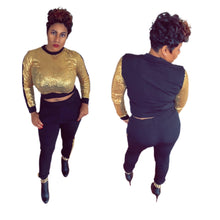 Load image into Gallery viewer, NYE Sequin Matching Set (Plus Size Available)