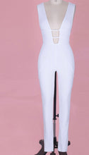 Load image into Gallery viewer, It’s Gettin Hot in Here Bandage Jumpsuit